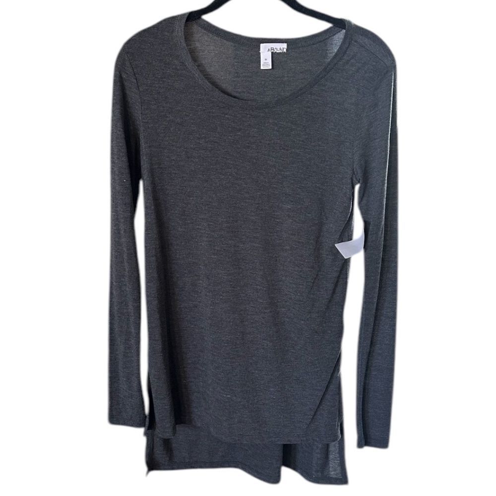 Abound Lightweight Long Sleeve Tee Dark Gray Size M (NWT)